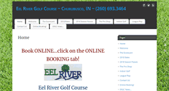Desktop Screenshot of eelrivergolfcourse.com